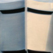 Marco Memeo 2003 - ABiCittà 121 - Oil on canvas - 70 x 70 cm