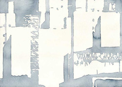 Marco Memeo 2010 - Il Rumore dell'Acqua - Watercolor on paper - 25 x 18 cm